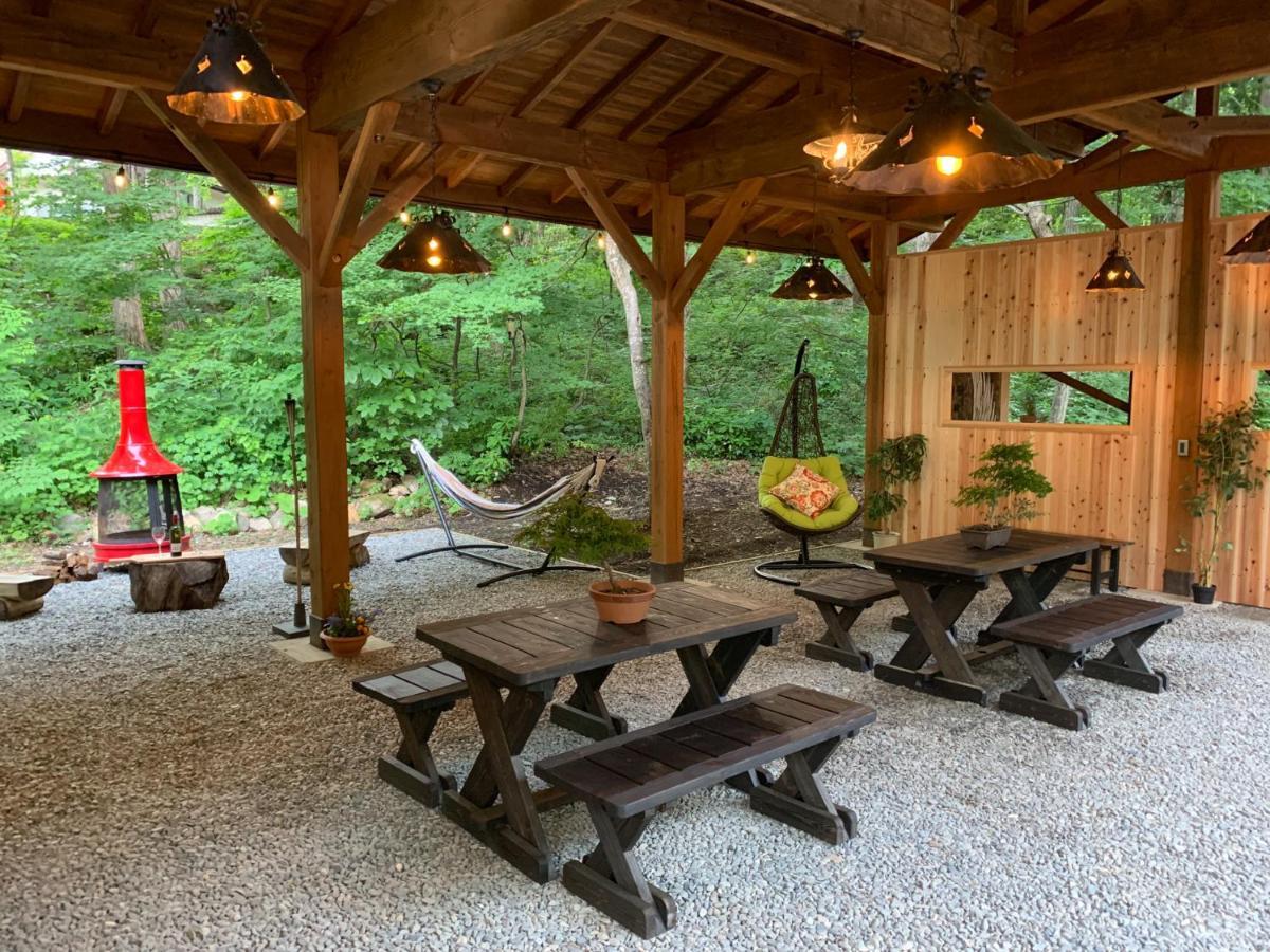 Kizuna Lodge & Bbq Centre Hakuba Zewnętrze zdjęcie